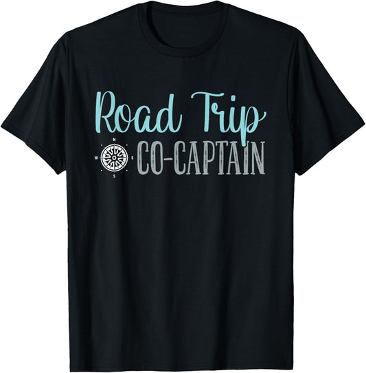 Road Trip Co Captain Road Trip T-Shirt - T-Shirt | Black