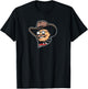 Teddy Roosevelt Rough Rider American National Parks Retro T-Shirt - T-Shirt | Black
