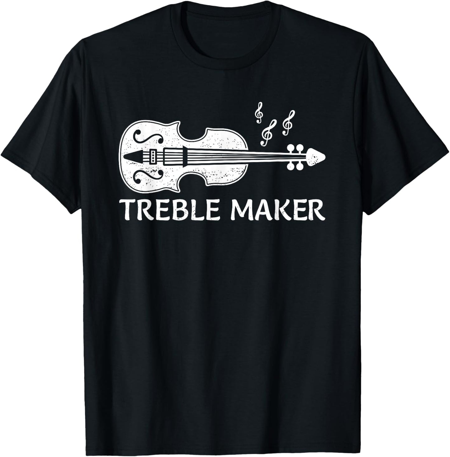 Cool Violin Player Art Women Violinist Viola Lover T-Shirt - T-Shirt | Black