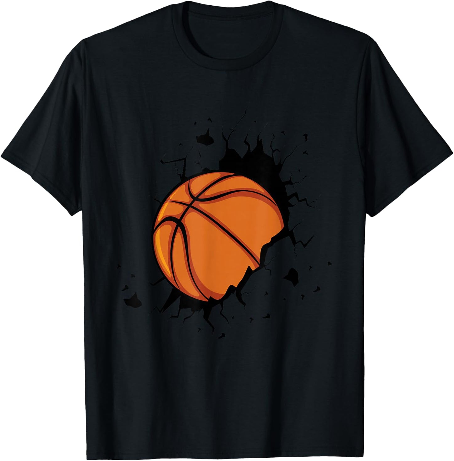 Basketball Players Basketball Team Graphic Sports Basketball T-Shirt - T-Shirt | Black