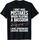 Cool Bassoon Art Women Bassoonist Bassoon Player T-Shirt - T-Shirt | Black