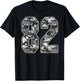 Camo #82 Jersey Number 82 Uniform Fan Favorite Player T-Shirt - T-Shirt | Black