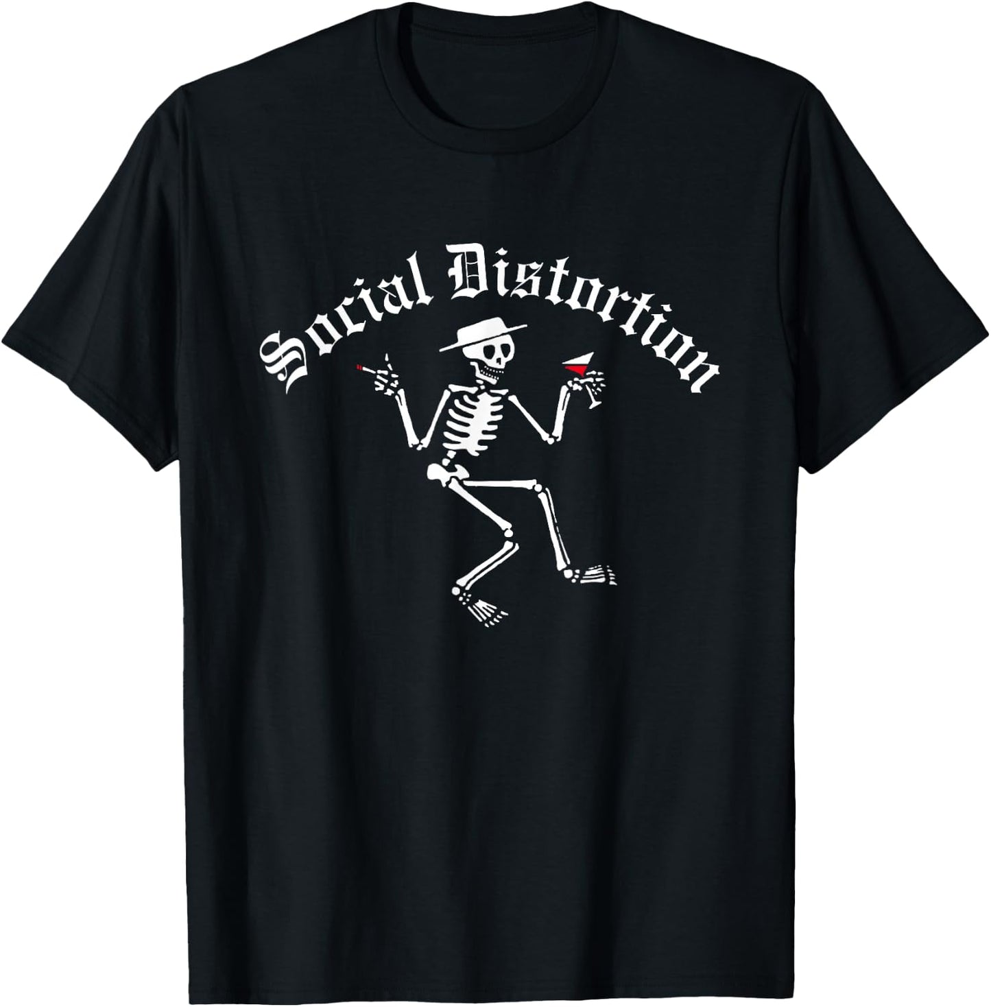 Official Social Distortion Skelly T-Shirt - T-Shirt | Black