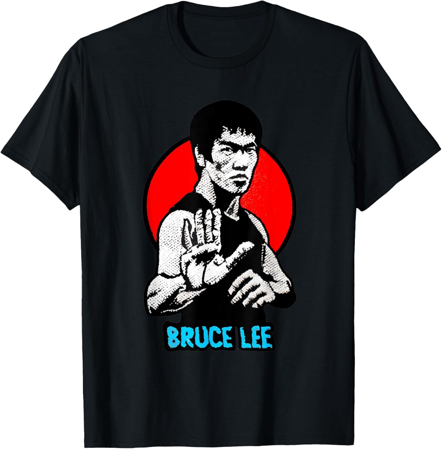 Bruce Lee's Kung Fu Jeet Kune Do King of Kung Fu , -Adults, Black, Small, Short Sleeve T-Shirt - T-Shirt | Black