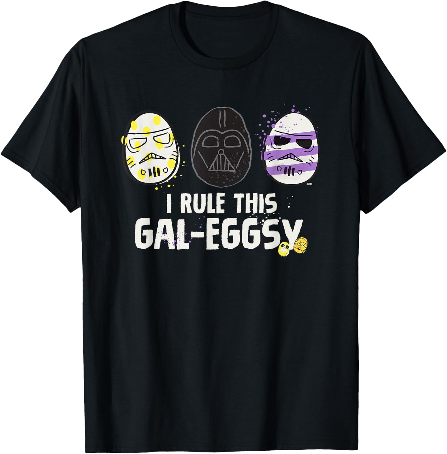 Star Wars I Rule This Gal-Eggsy Darth Vader Empire Easter T-Shirt - T-Shirt | Black