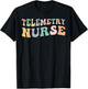 Groovy Telemetry Nurse Telemetry Unit T-Shirt - T-Shirt | Black