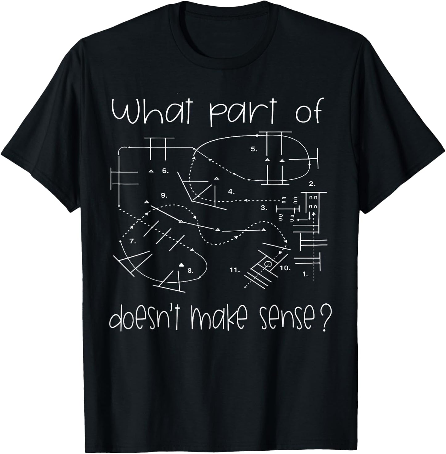 What Part Of Doesn't Make Sense Funny Horse exercises T-Shirt - T-Shirt | Black