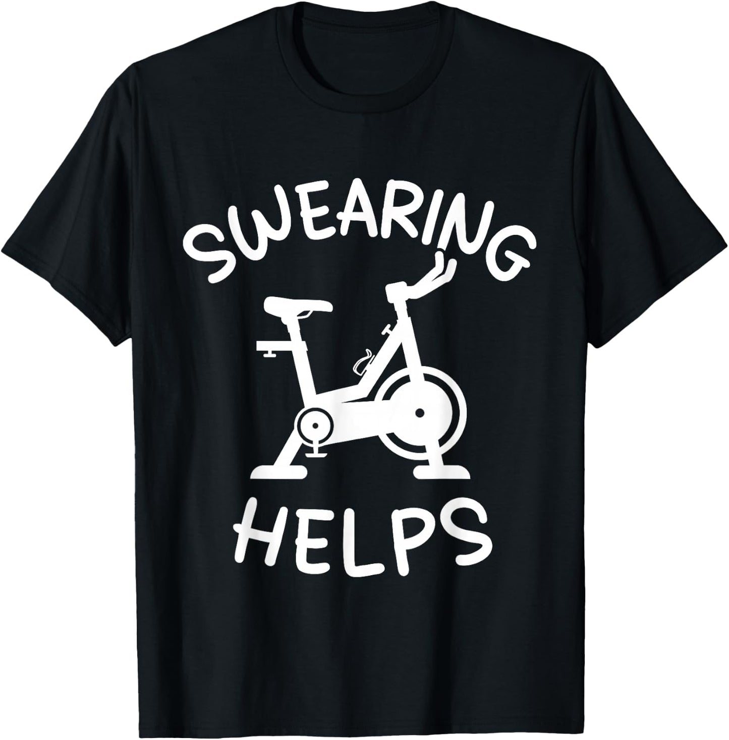 Spinning Class Indoor Rhythm Cycling Workout Stationary Bike T-Shirt - T-Shirt | Black