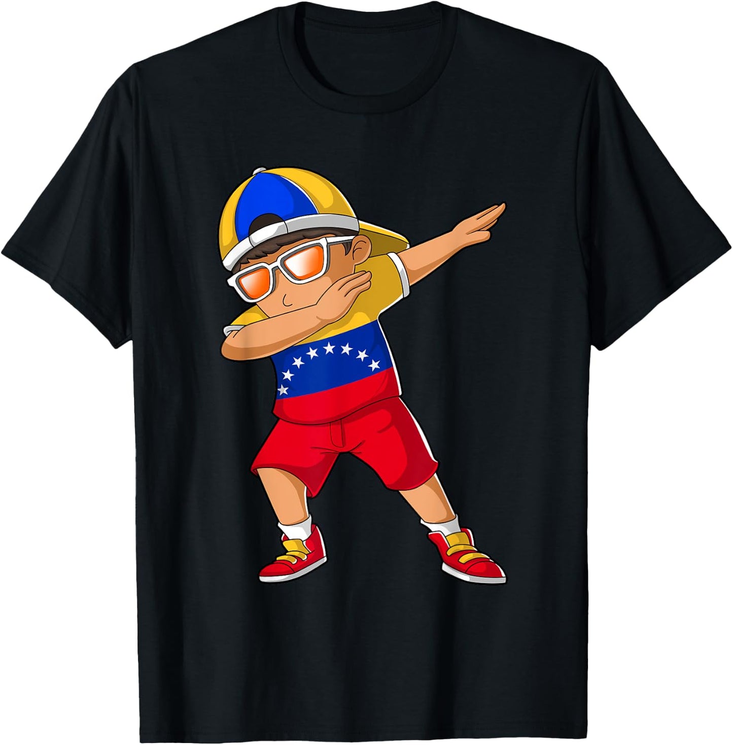 Venezuelan Boy Kid Patriotism Venezuela Roots Heritage Small T-Shirt - T-Shirt | Black