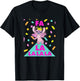 Disney Lilo & Stitch Christmas Fa La La La Angel Celebration T-Shirt - T-Shirt | Black