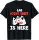 Lab Night Shift Is Here Laboratory Halloween Costume T-Shirt - T-Shirt | Black