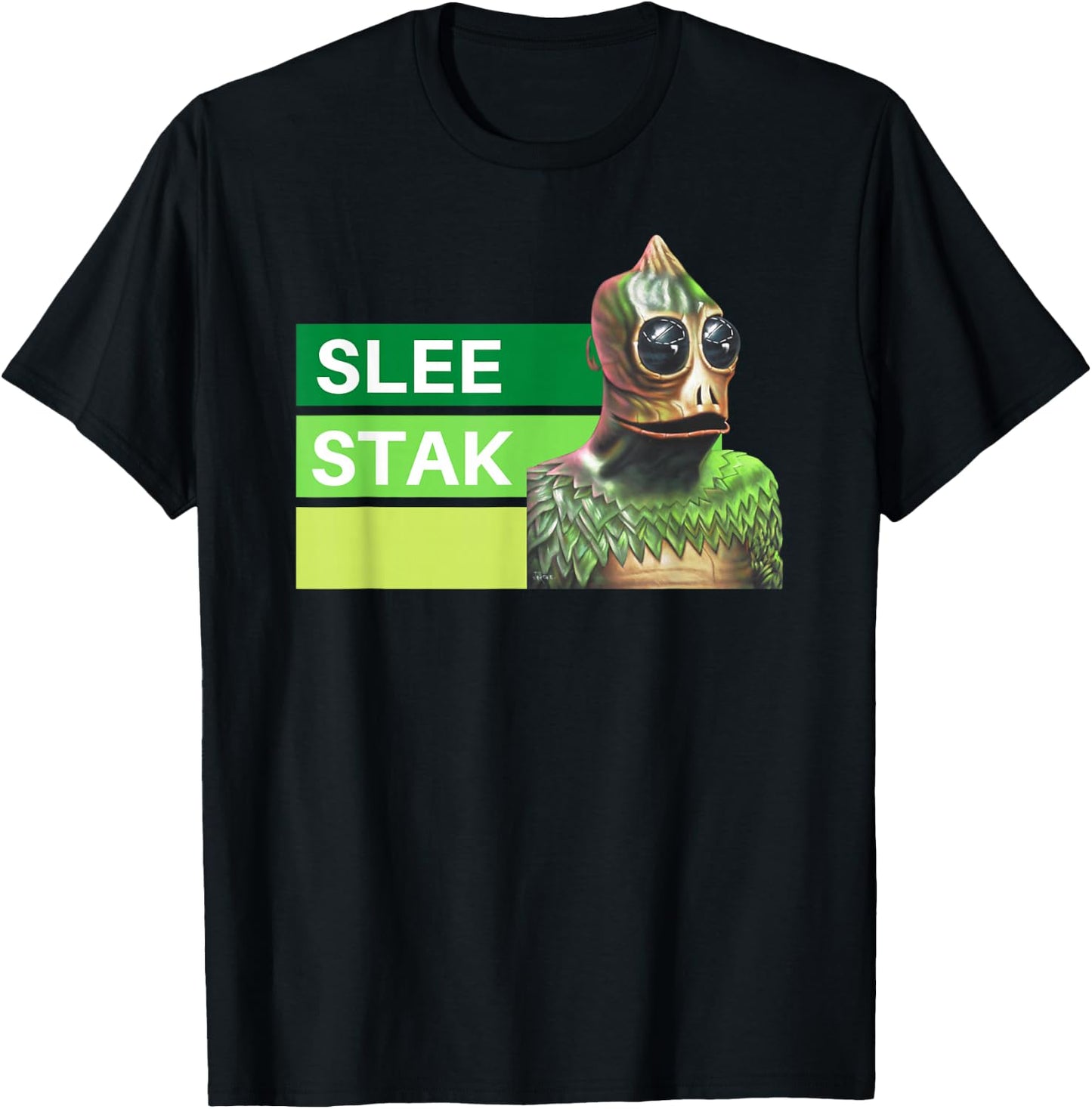 Sleestak, Funny Land OF The Lost Shirt, Classic Television T-Shirt - T-Shirt | Black