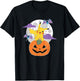 Pokémon - Halloween Pumpkin Pikachu Zubats Moon T-Shirt - T-Shirt | Black