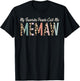 My Favorite People Call Me Memaw Gifts Leopard Mother's Day T-Shirt - T-Shirt | Black