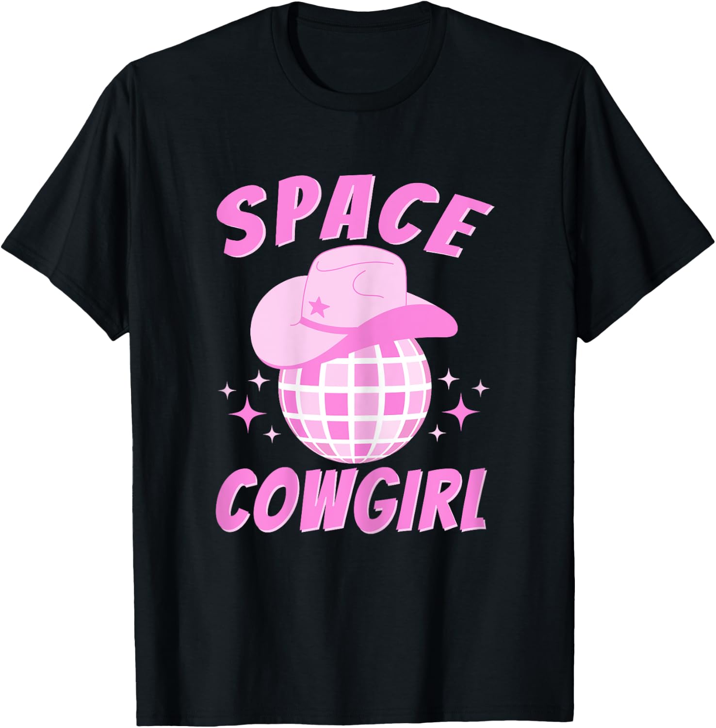 Space Cowgirl T-Shirt - T-Shirt | Black