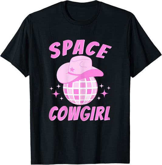 Space Cowgirl T-Shirt - T-Shirt | Black