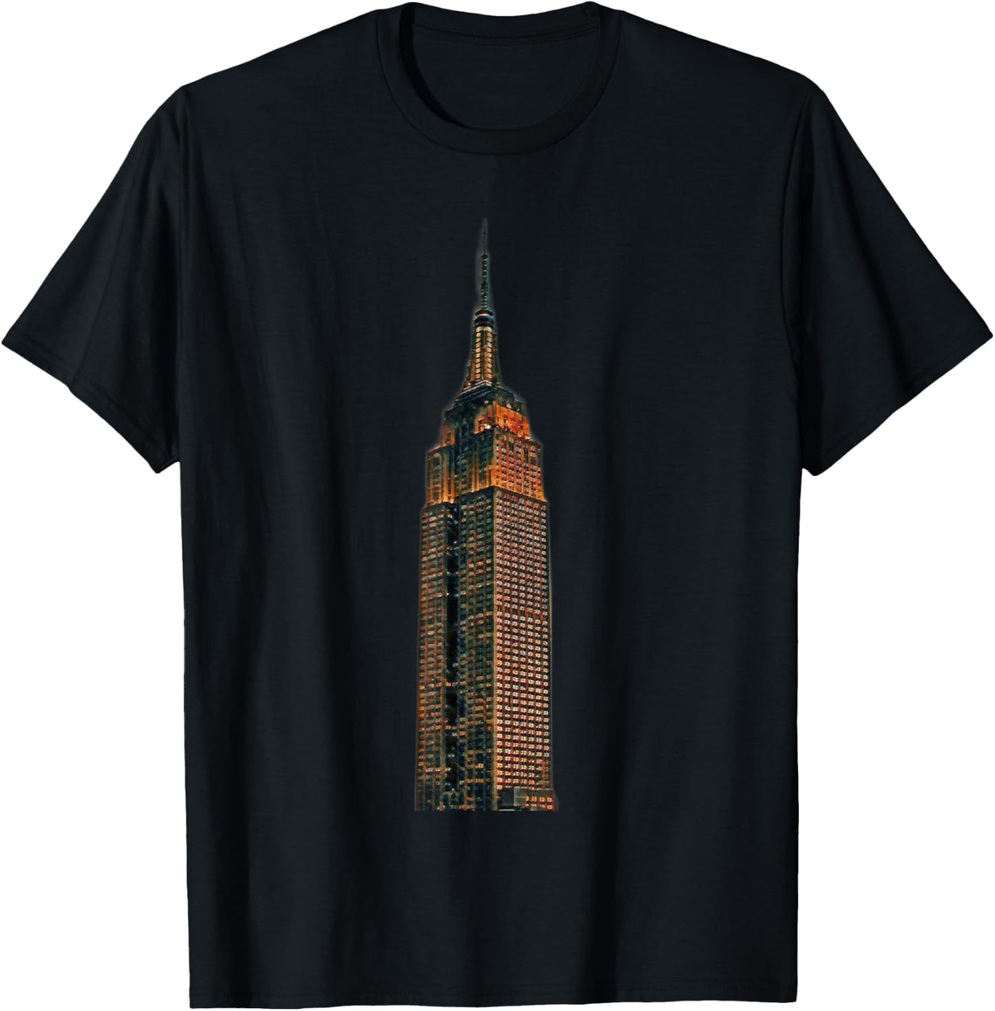 Empire State Building New York T-Shirt - T-Shirt | Black