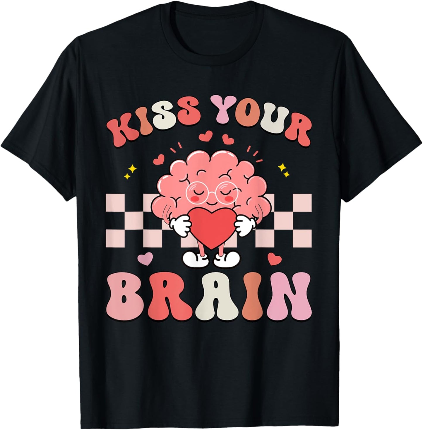 Kiss Your Brain Sped Teacher Appreciation Back To School T-Shirt - T-Shirt | Black