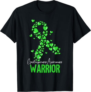 Warrior Gastroparesis Awareness T-Shirt - T-Shirt | Black