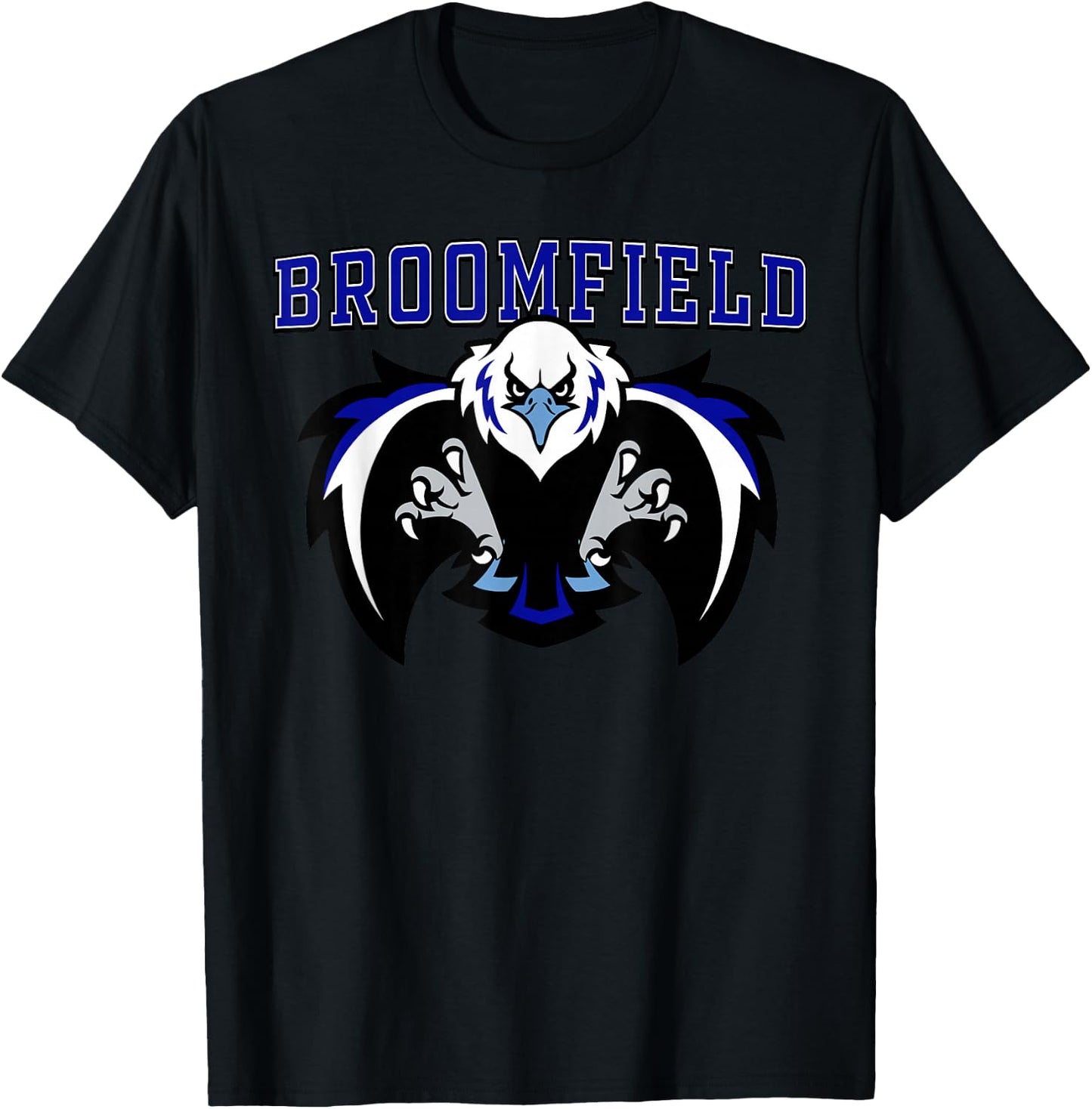Broomfield Eagles High School Team Spirit T-Shirt - T-Shirt | Black