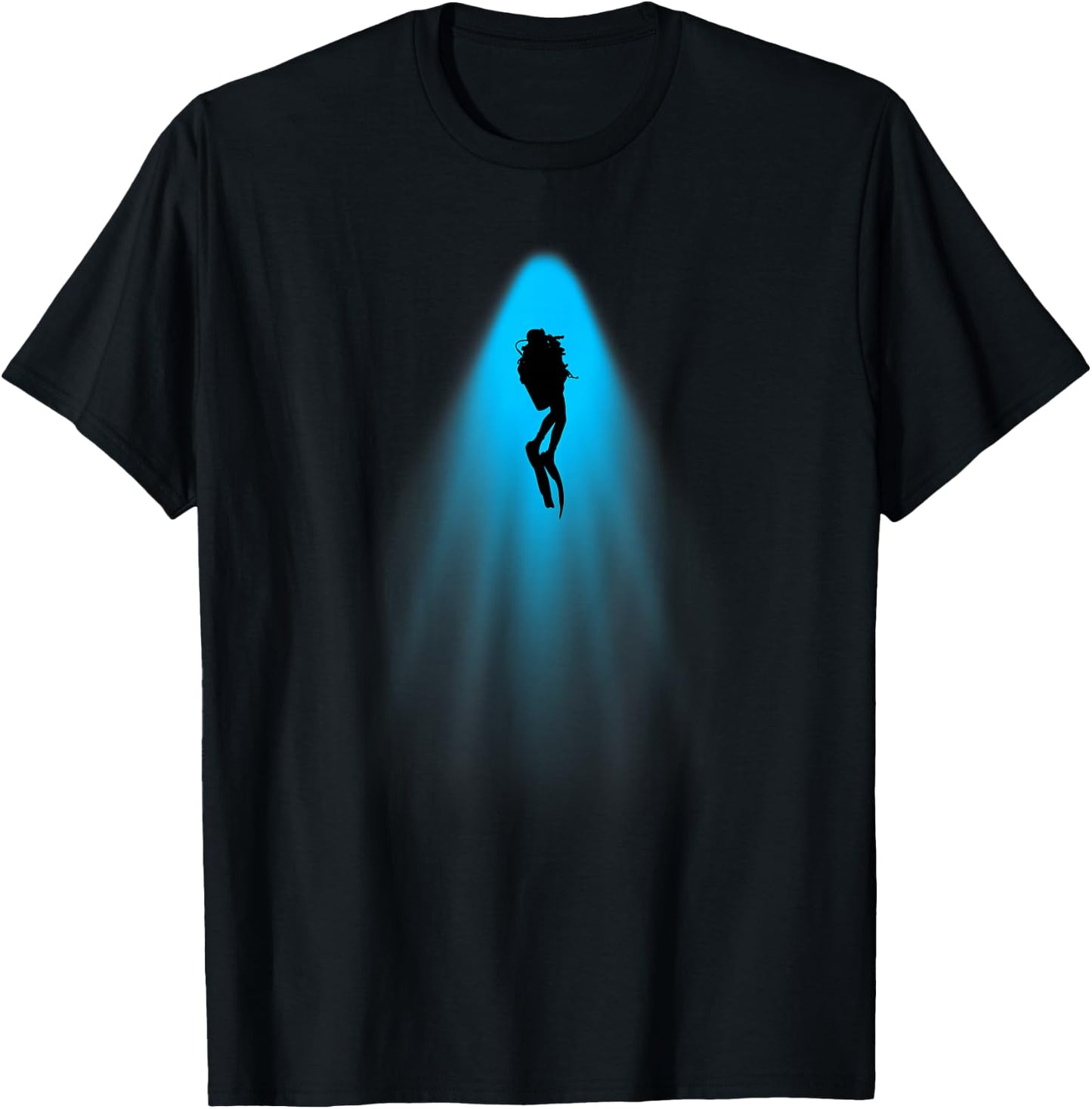 Scuba Diver - Ocean Underwater Scuba Diving Freediving T-Shirt - T-Shirt | Black