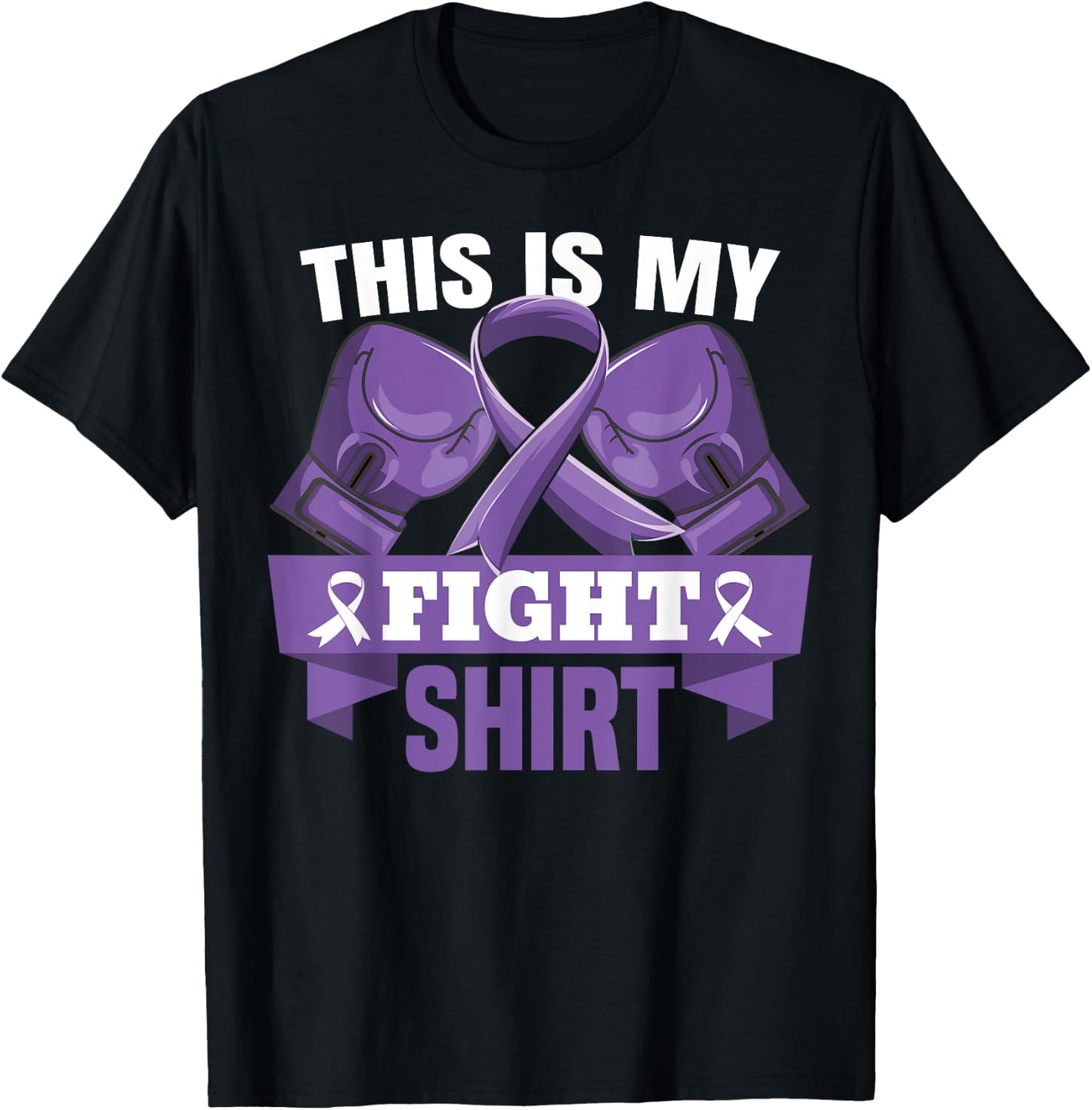 This Is My Fight Shirt Hodgkin lymphoma Fighter Strong T-Shirt - T-Shirt | Black