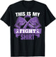This Is My Fight Shirt Hodgkin lymphoma Fighter Strong T-Shirt - T-Shirt | Black