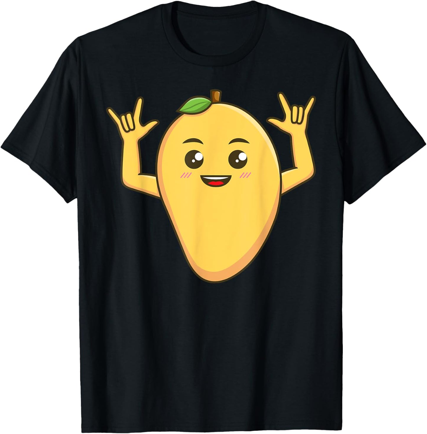 Funny Mango Designs Women Fruitarians Farmer Foodies T-Shirt - T-Shirt | Black