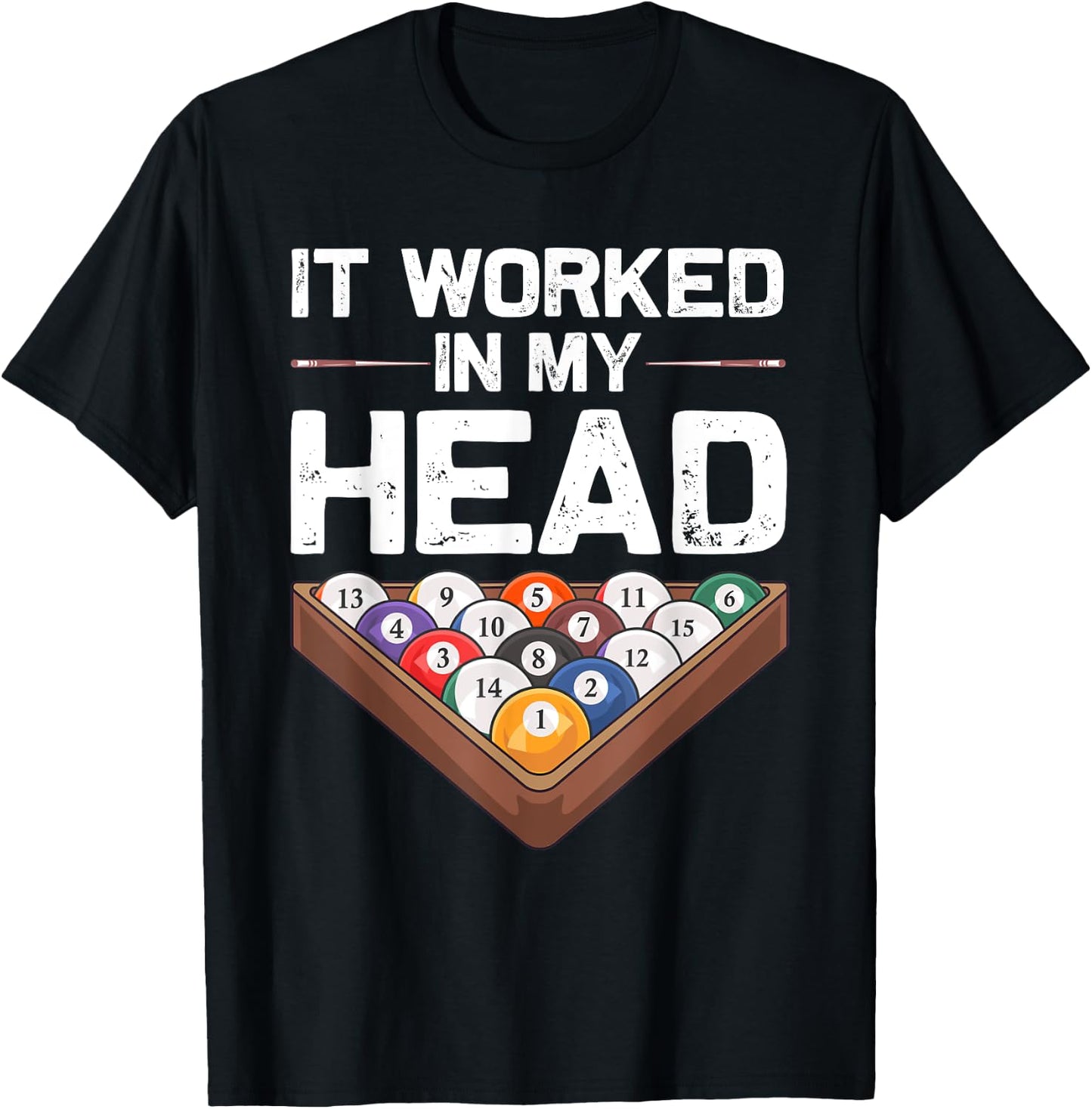 Funny Pool Billiards Design Women Pool Game Players T-Shirt - T-Shirt | Black
