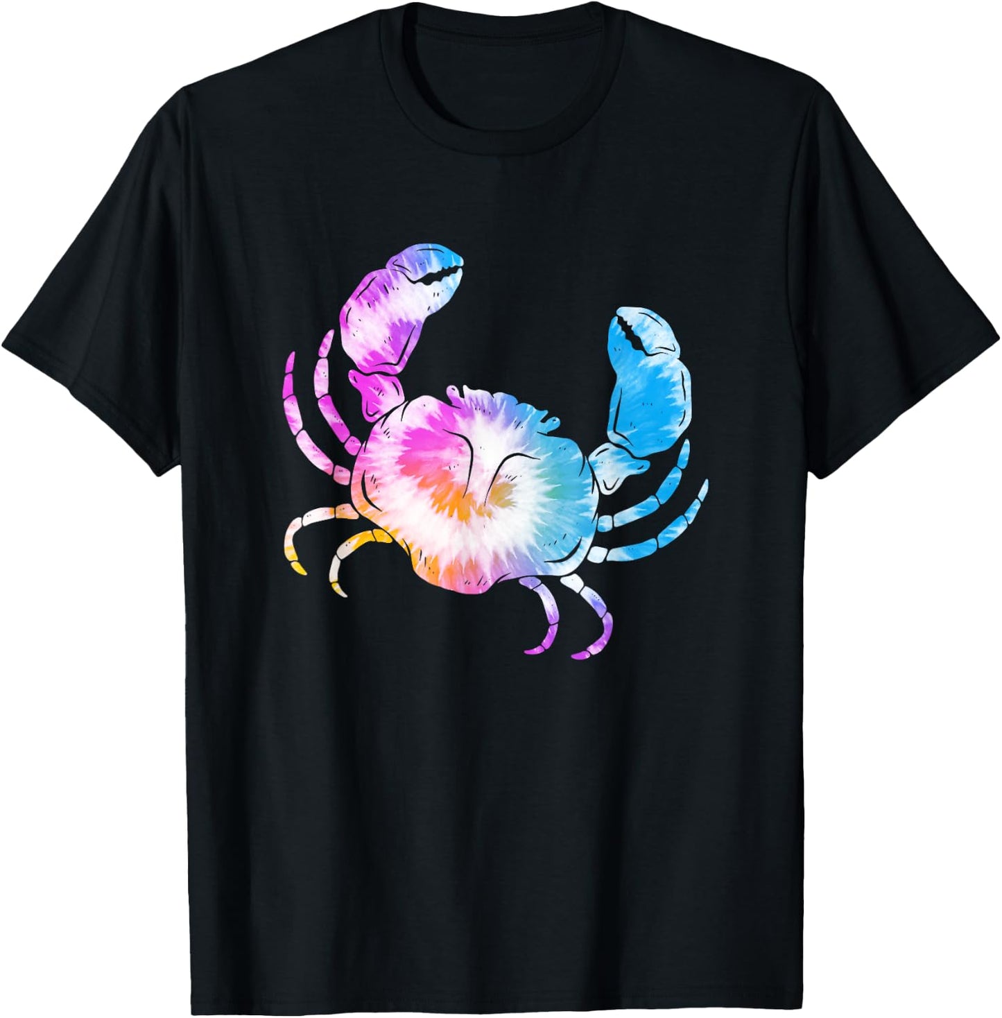 Colorful Crab - Fishing Hunting Animal Crustaceans T-Shirt - T-Shirt | Black