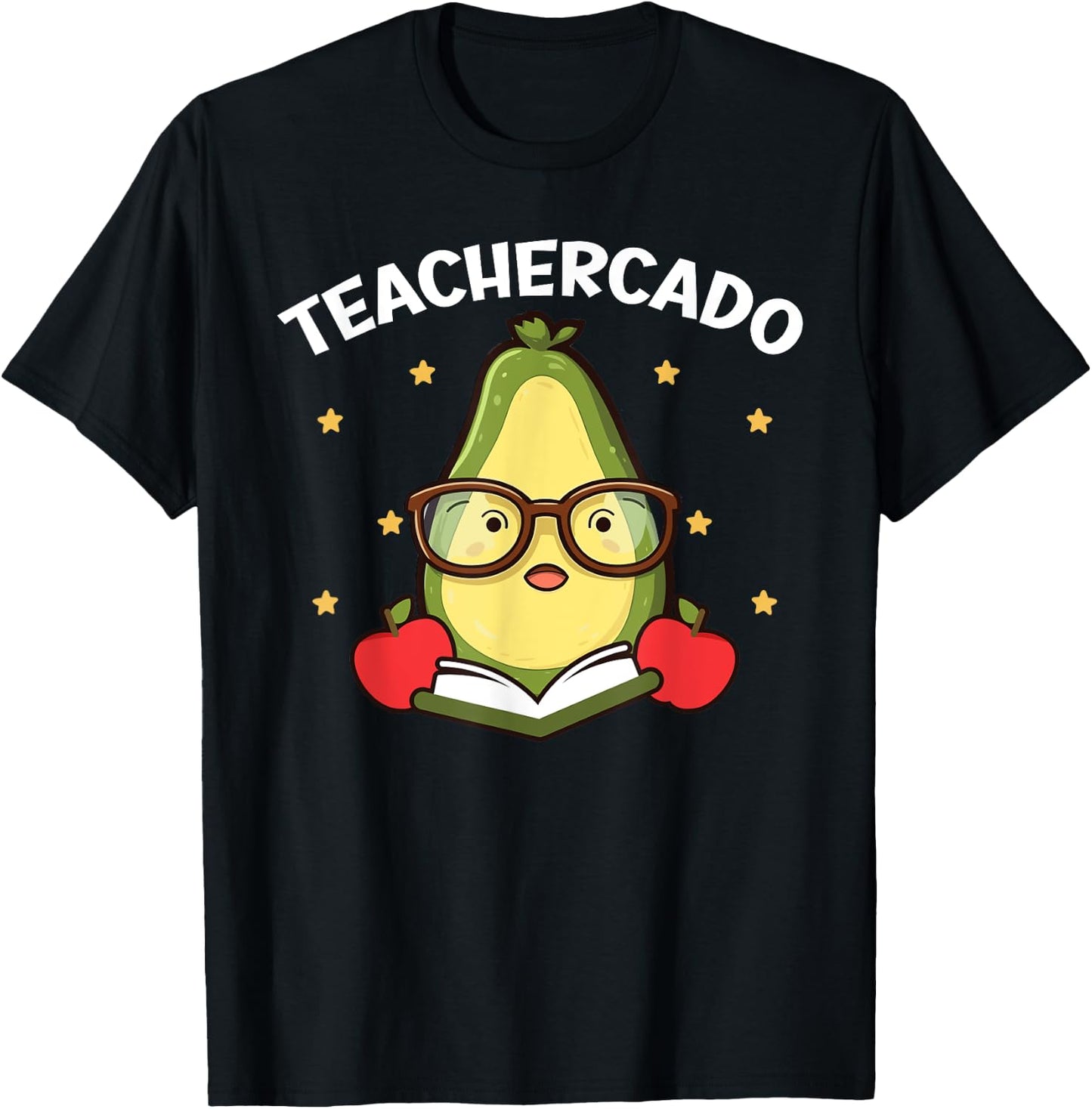 Avocado Teacher Fruit Guac Teaching Guacamole Lover T-Shirt - T-Shirt | Black