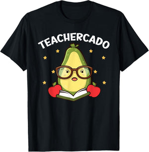 Avocado Teacher Fruit Guac Teaching Guacamole Lover T-Shirt - T-Shirt | Black