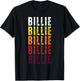 Personalized Name Billie Vintage Billie T-Shirt - T-Shirt | Black