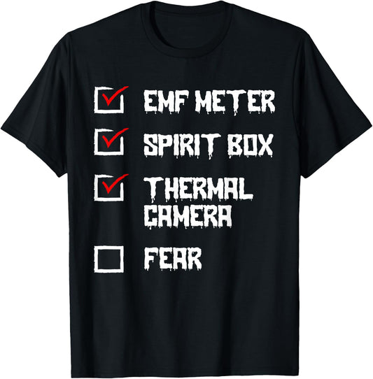 Phasmophobia - Ghost Hunter - Paranormal Investigators T-Shirt - T-Shirt | Black