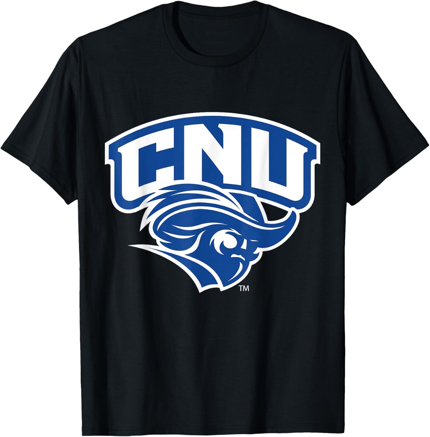 Christopher Newport Captains | Official NCAA | TDYCNU1 T-Shirt - T-Shirt | Black