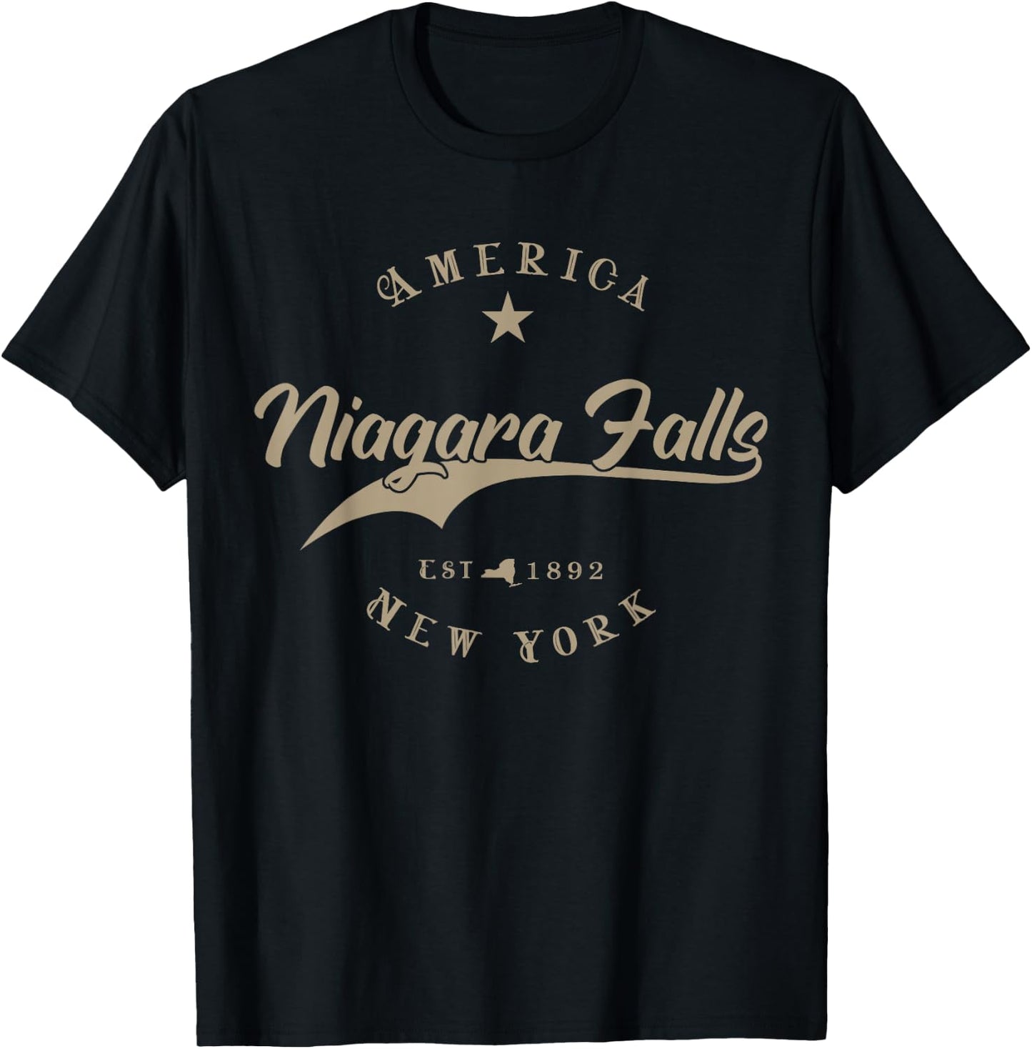 Niagara Falls | New York T-Shirt - T-Shirt | Black