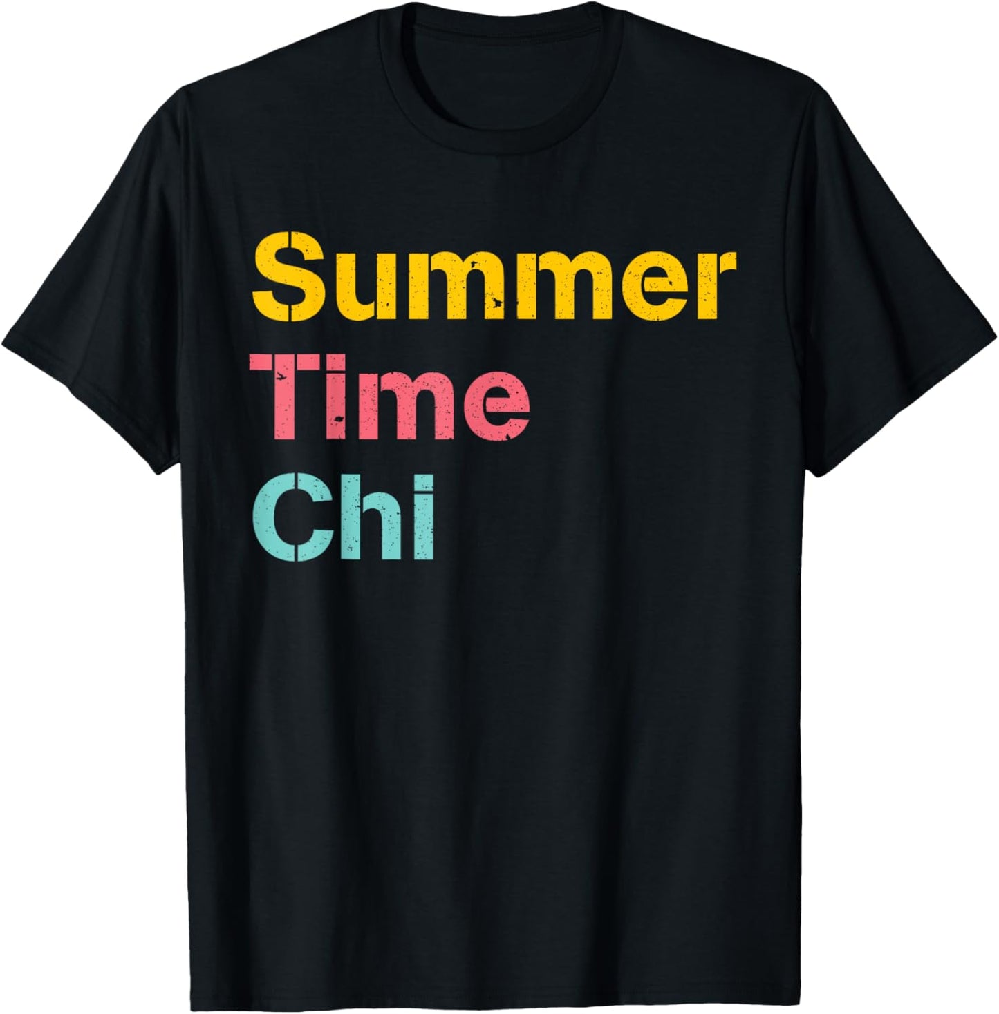 Summer Time Chi Apparel T-Shirt - T-Shirt | Black