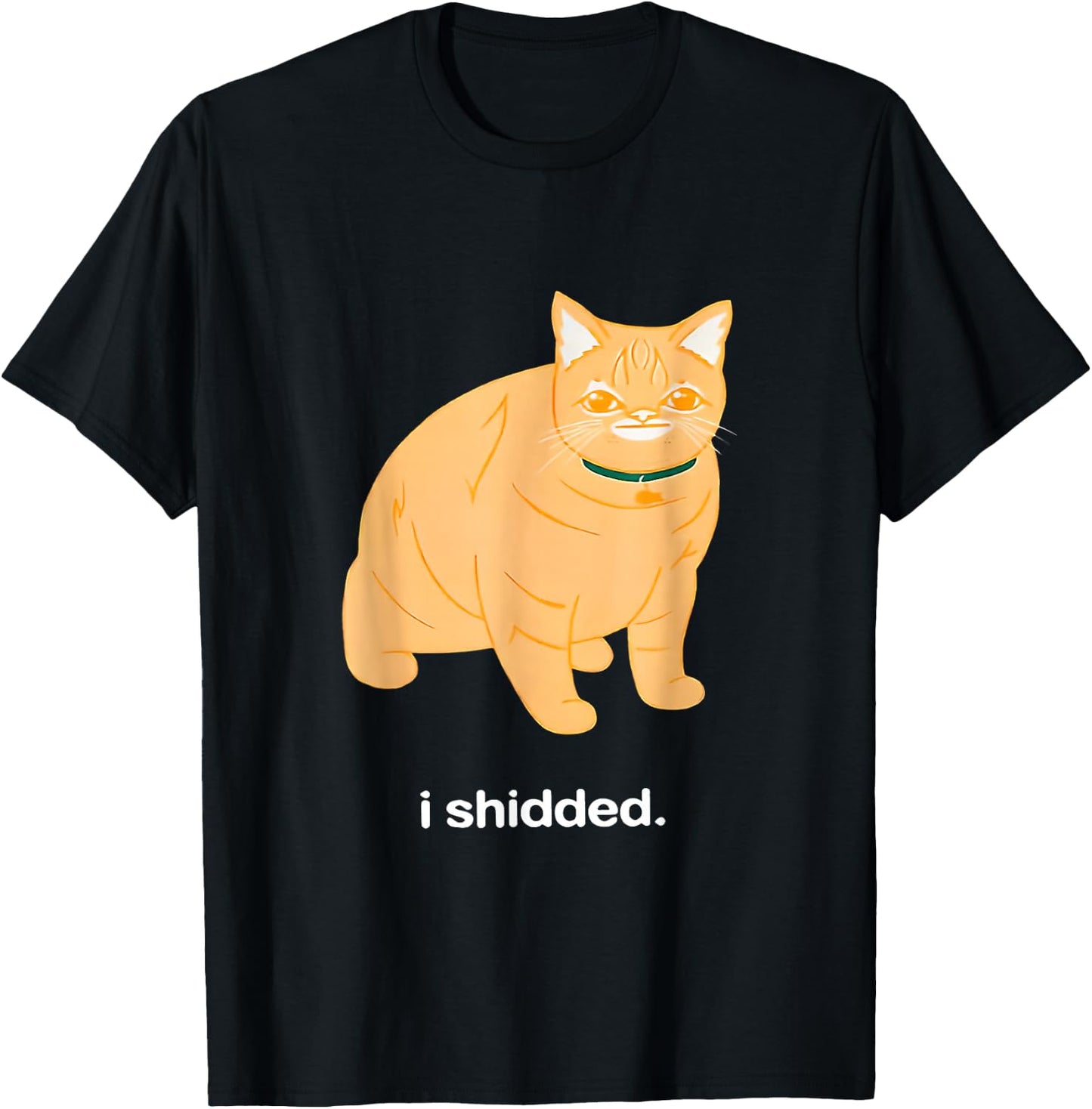 I Shidded Funny Cat Trendy Cat Lovers Cat Mom Women Girls T-Shirt - T-Shirt | Black