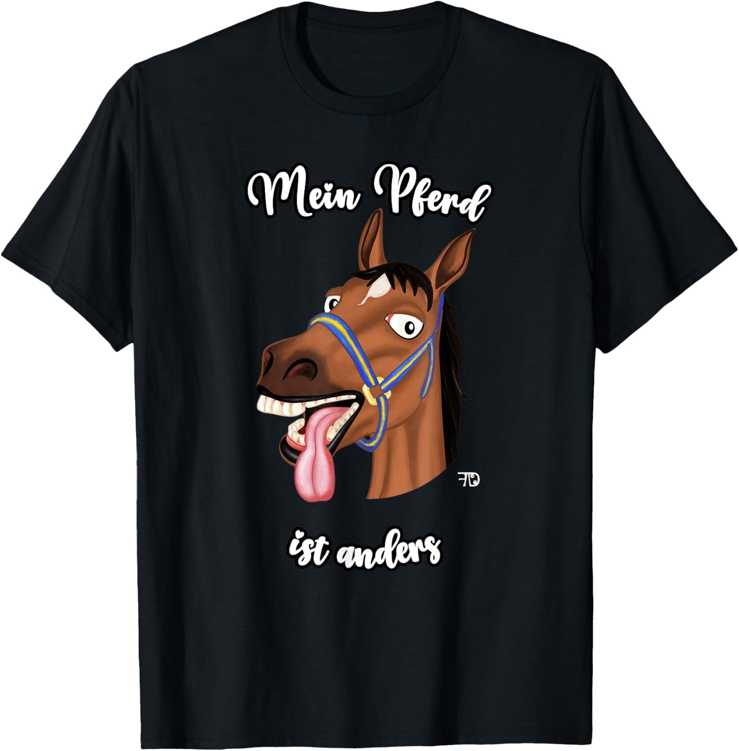 My Horse Is Different. funny Horse With A Saying T-Shirt - T-Shirt | Black
