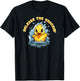 RELEASE THE QUACKIN Funny Kraken Duck Duckling Boys Girls T-Shirt - T-Shirt | Black