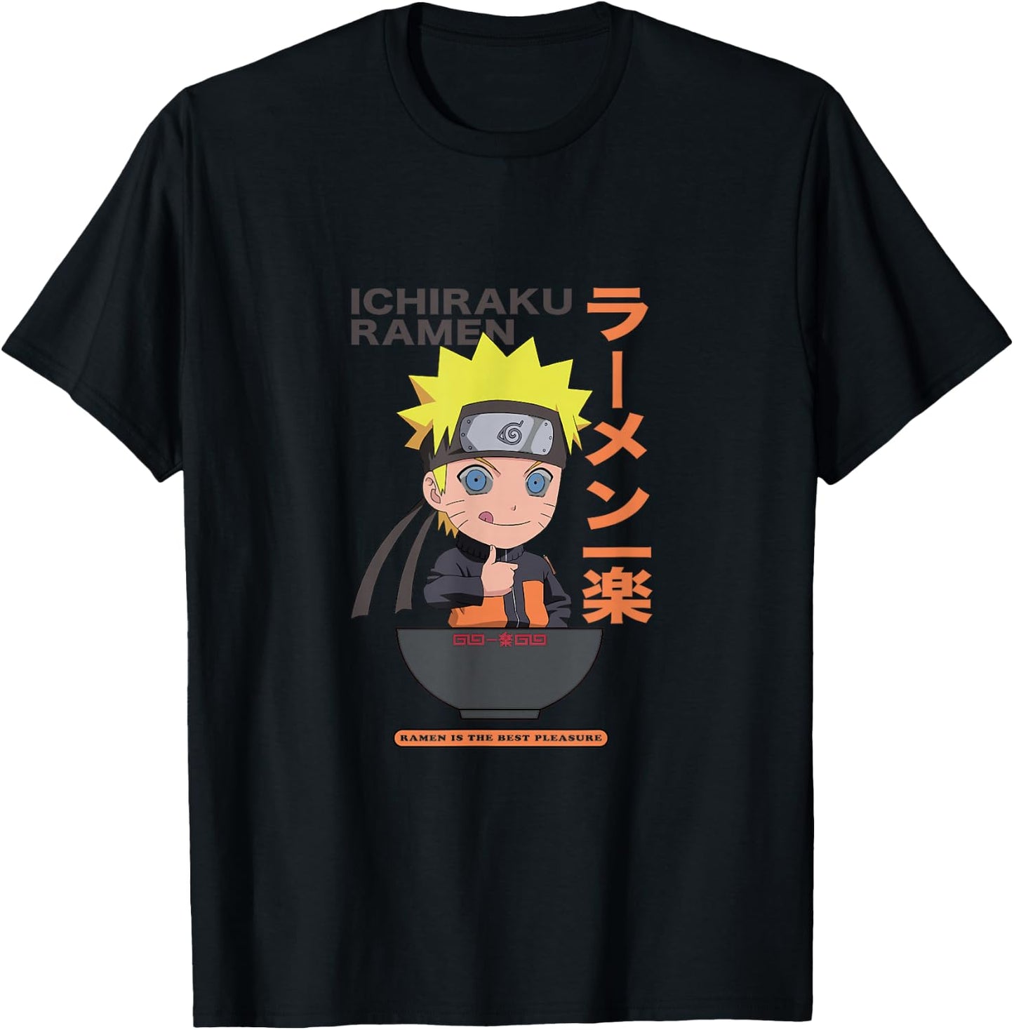 Naruto Naruto Shippuden Ichiraku Ramen - -Kids, Black, S T-Shirt - T-Shirt | Black