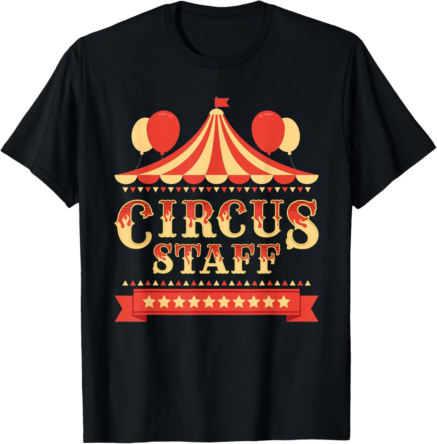 Circus Staff - Circus Birthday Party Circus Costume T-Shirt - T-Shirt | Black