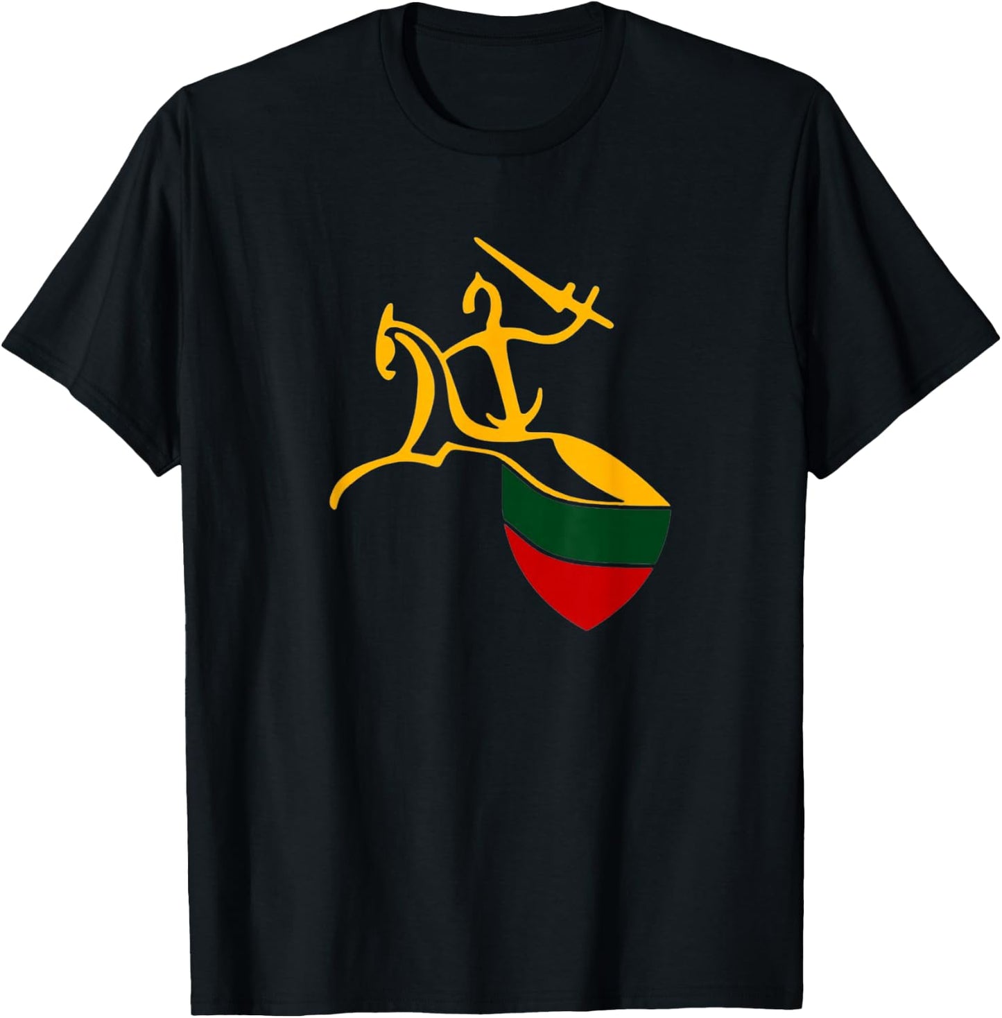 Vytis Karys - Vytis Power by Lithuanian Strong T-Shirt - T-Shirt | Black