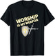 WORSHIP IS MY WEAPON Jesus Followers T-Shirt - T-Shirt | Black