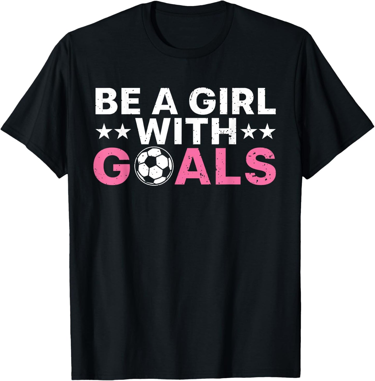 Cool Soccer Girls Football Soccer Lovers Sayings T-Shirt - T-Shirt | Black