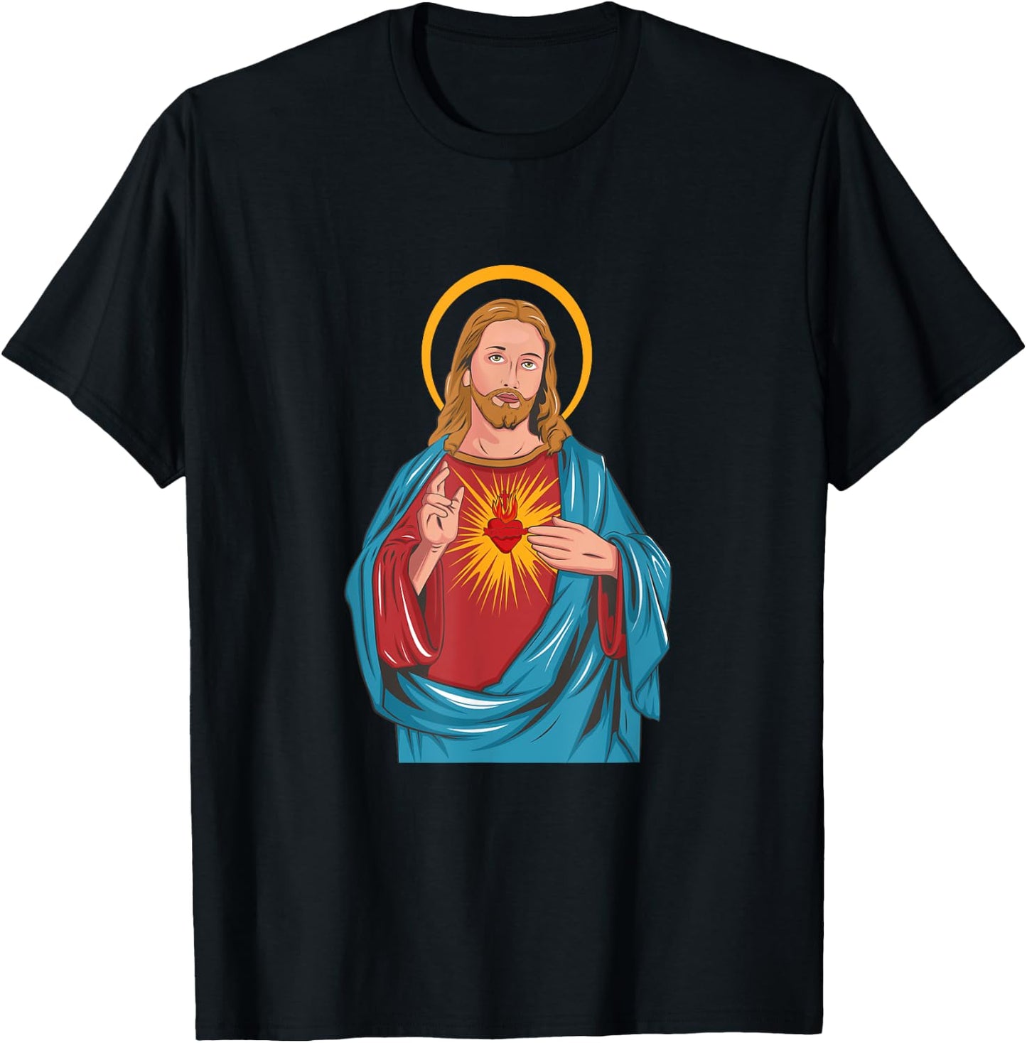 Heart of Jesus T-Shirt - T-Shirt | Black