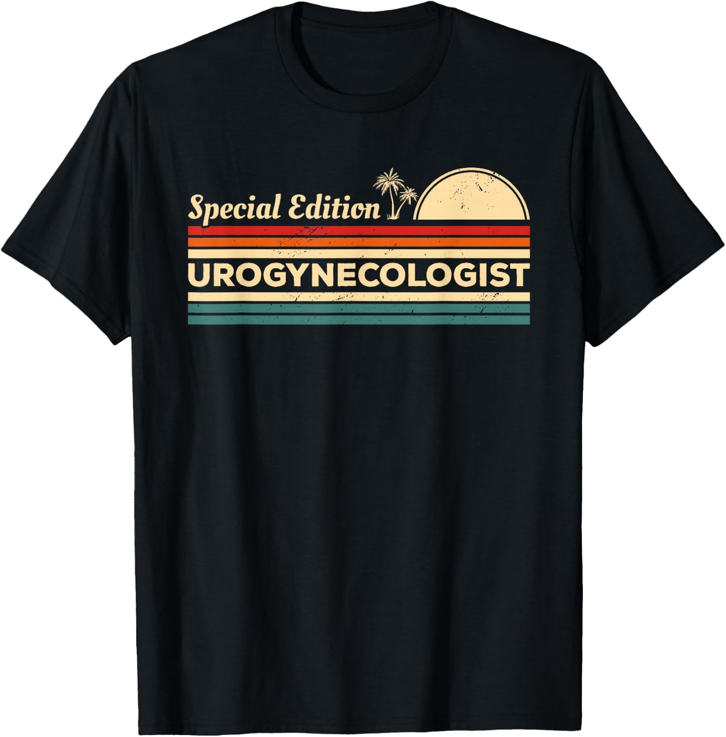 Vintage Urogynecologist Urogynecology T-Shirt - T-Shirt | Black
