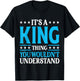 It's A King Thing Surname Funny Family Last Name King T-Shirt - T-Shirt | Black