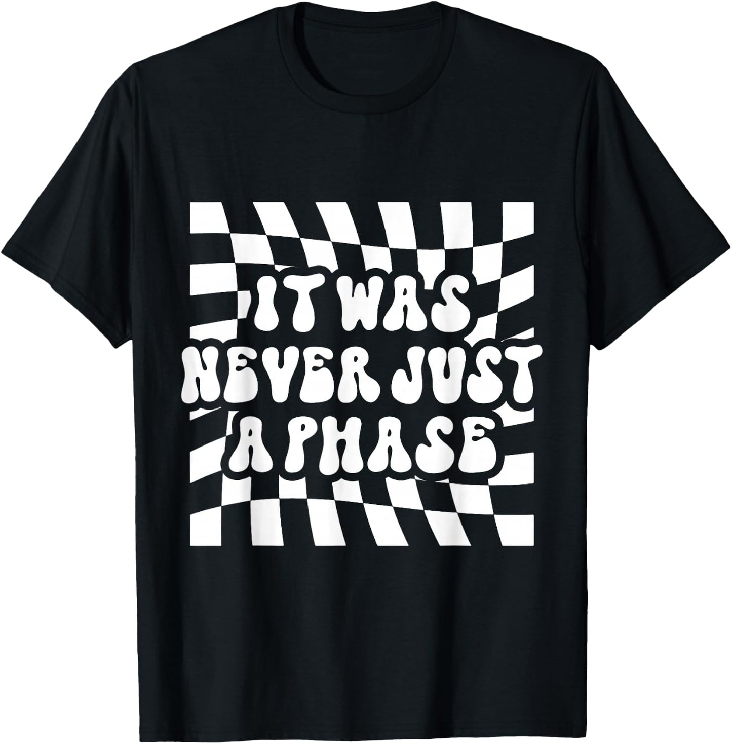 Emo Rock Just A Phase y2k 2000s Emo Ska Pop Punk Band Music T-Shirt - T-Shirt | Black