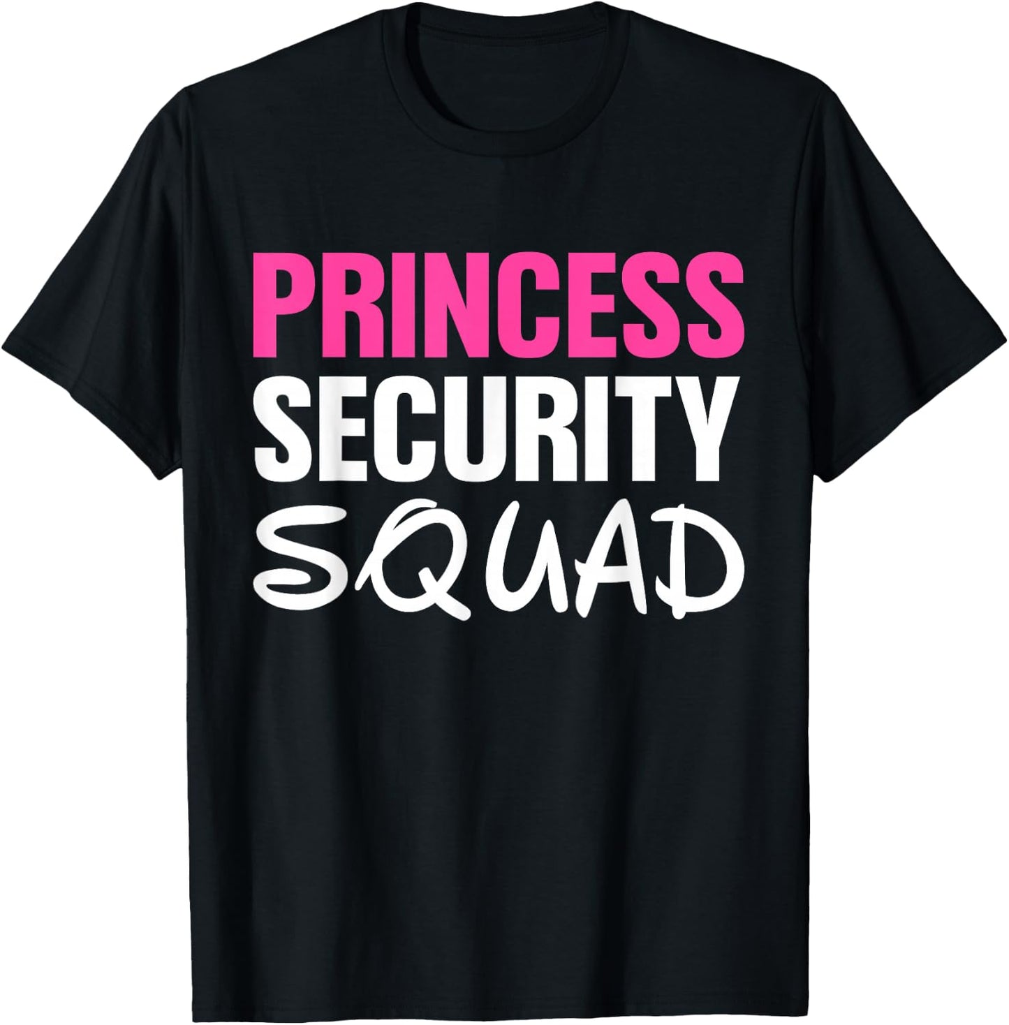 Halloween Princess Security Squad T-Shirt - T-Shirt | Black